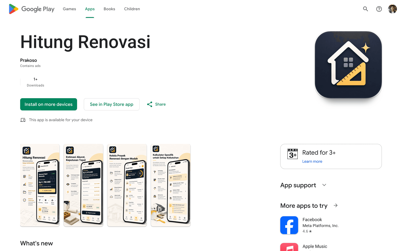 Hitung Renovasi — Kalkulator Renovasi