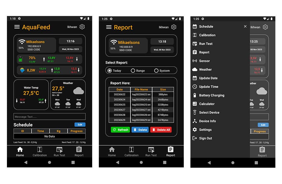 IOT Application (Aqua Feed)